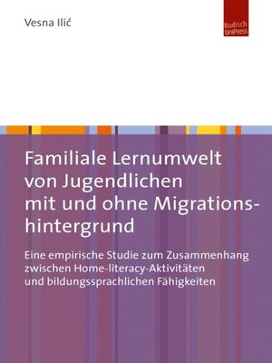 cover image of Familiale Lernumwelt von Jugendlichen mit und ohne Migrationshintergrund